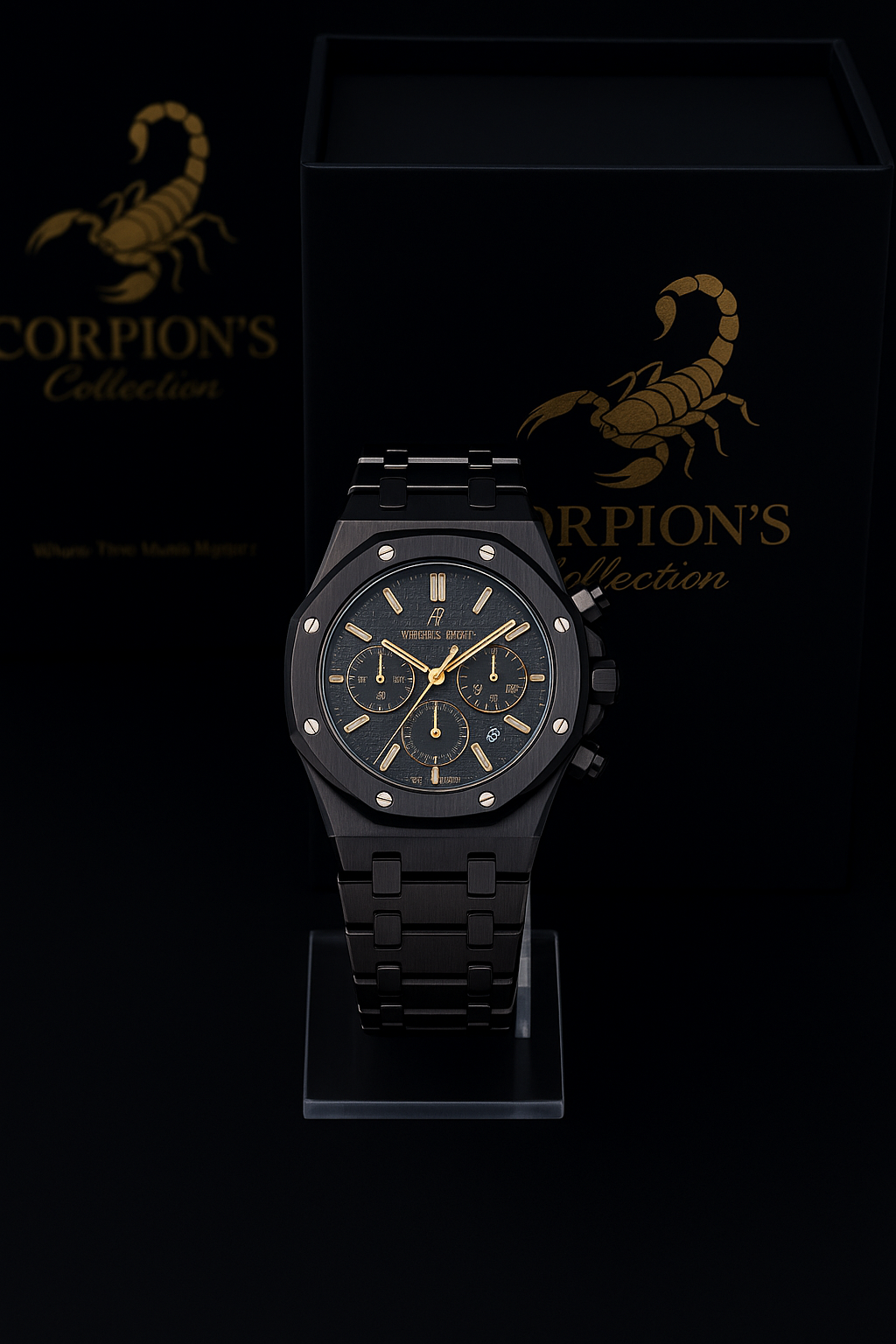 BlackForge ChronoMaster – Octagon Steel Edition - Scorpions Collection
