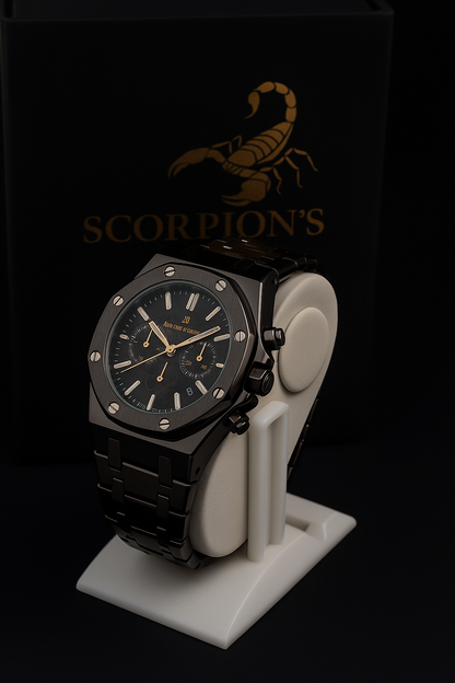 BlackForge ChronoMaster – Octagon Steel Edition - Scorpions Collection